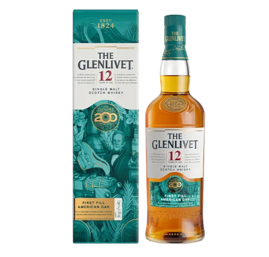 Glenlivet 200 Year Anniversary 12 Years Single Malt Whisky 43% 70cl whisky Lillion Wine Offer Glenlivet