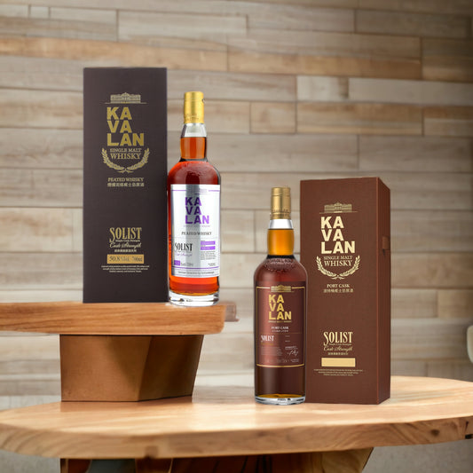 Kavalan Solist Port and Peated Cask Strength Set (Total 2 bottles) whisky Lillion Wine Offer Kavalan special offer