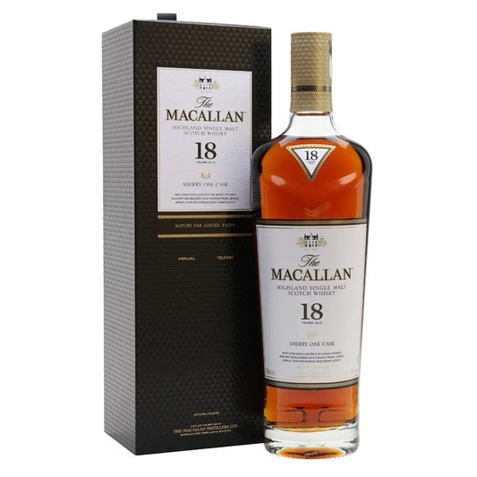 Macallan 18 year Sherry Oak Single Malt 2022 43% 70cl whisky Macallan Macallan 斯貝賽區 雪莉酒桶