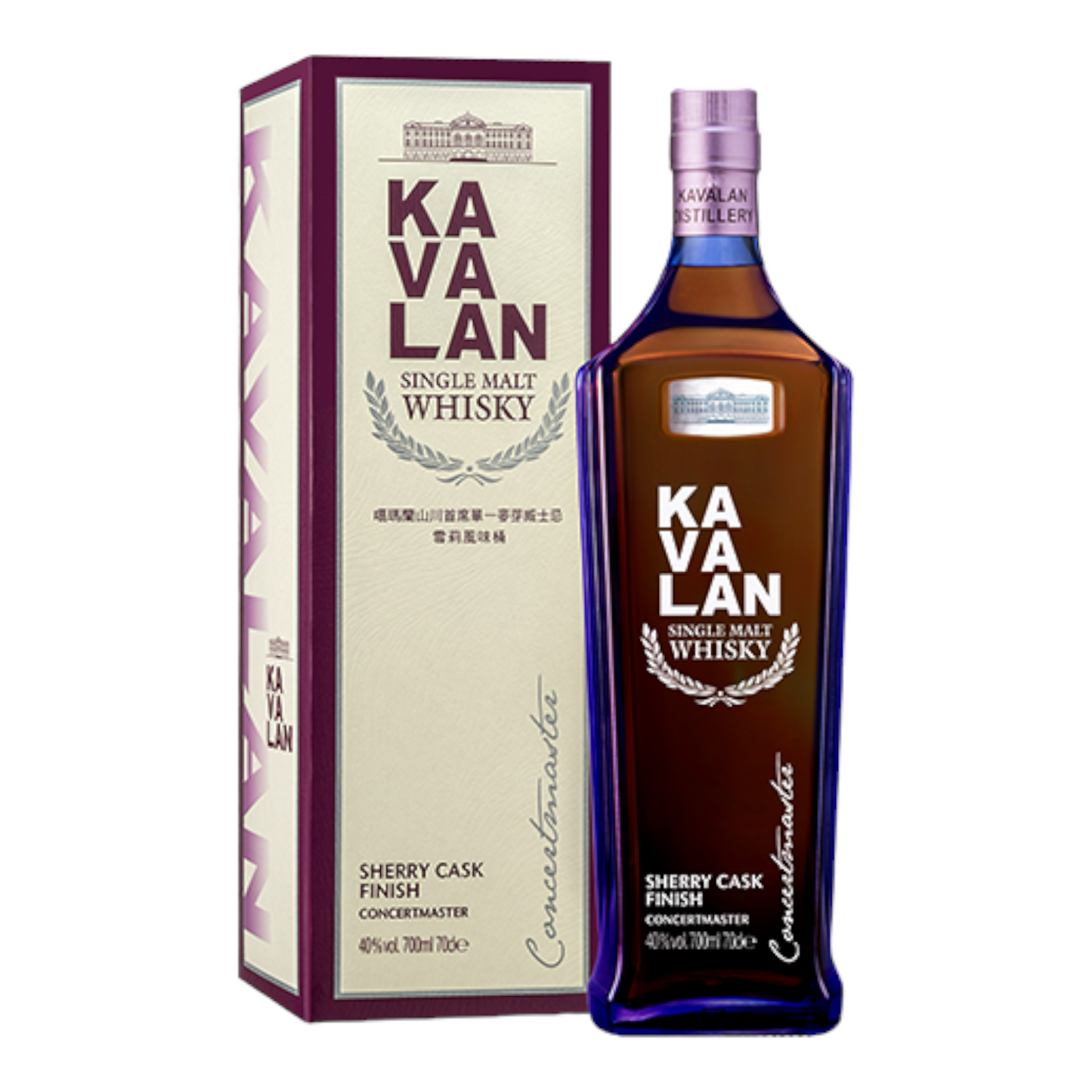 Kavalan Concertmaster 噶瑪蘭山川首席雪莉風味桶 單一麥芽威士忌 700ml whisky Lillion Wine Offer Kavalan Sherry Oak