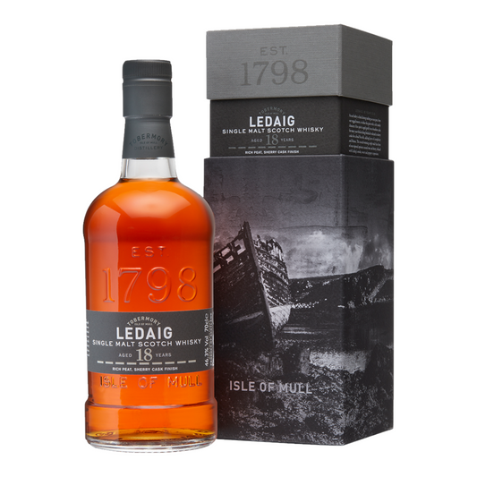 Ledaig 18 year Single Malt Whisky 46.3% 70cl whisky Tobermory Ledaig peat 島嶼