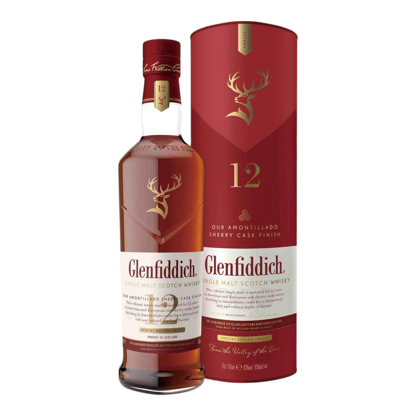 Glenfiddich Amontillado12年天使雪莉 43% 700ml