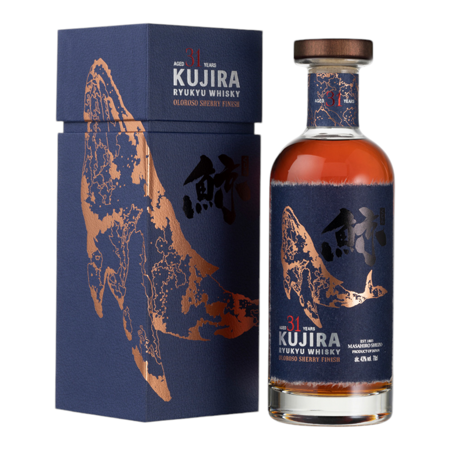 Kujira Ryukyu Whisky 31 Years 43% abv 700ml