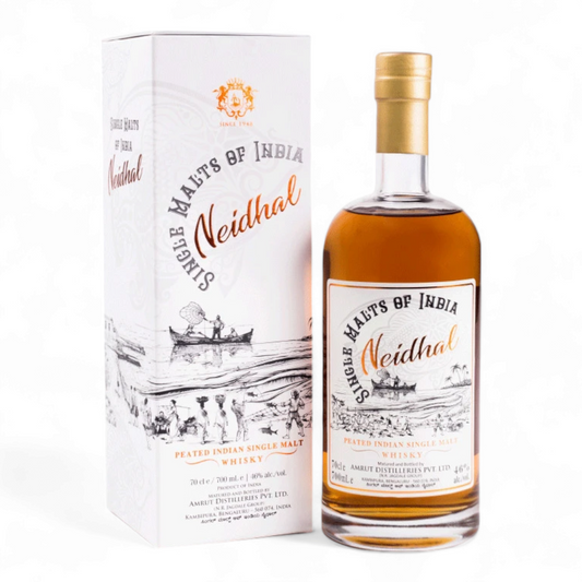 Amrut Neidhal Peated Single Malt 46% 70cl whisky Lillion Wine Offer Amrut