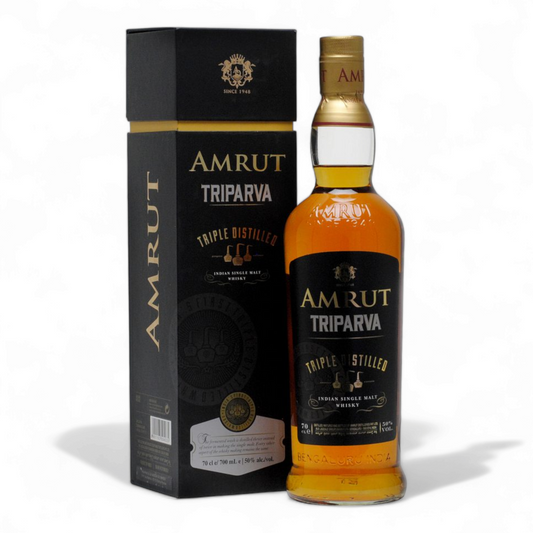 Amrut Triparva Triple Distilled Indian Single Malt Whisky 50% 70cl whisky Lillion Wine Offer Amrut