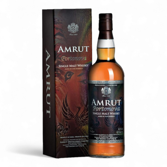 Amrut Portonova Indian Single Malt Whisky 62.1% 70cl whisky Lillion Wine Offer Amrut