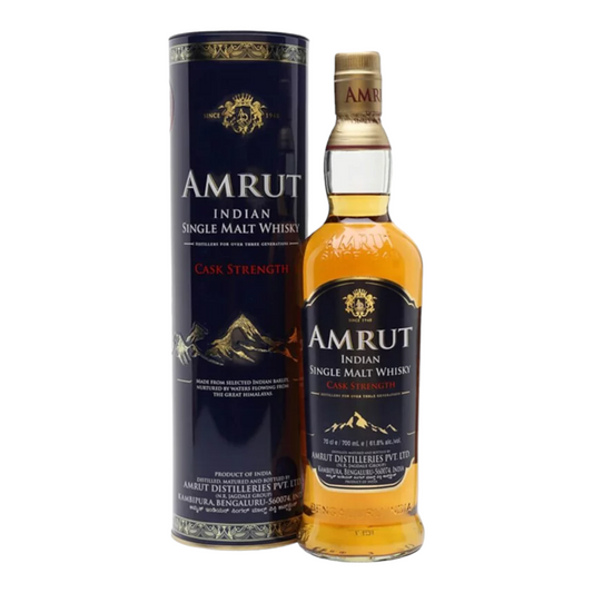 Amrut Indian Single Malt Whisky Cask Strength 61.8% 70cl whisky Lillion Wine Offer Amrut