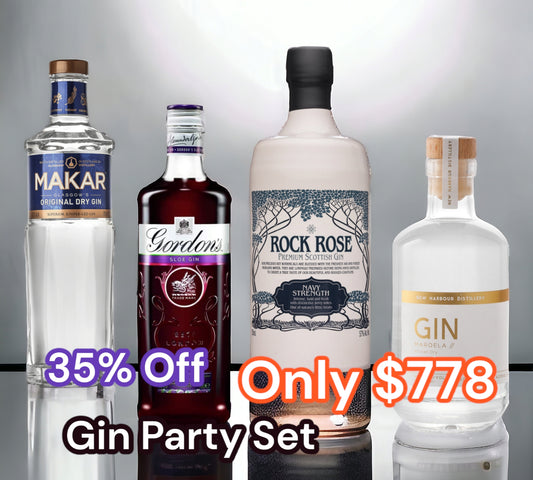 Special Package Offer Gin Set 4 Bottles ( free delivery) gin Lillion Wine Offer special offer