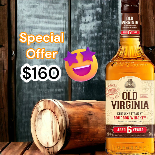 Old Virginia 6 Years Old Bourbon Whisky 40% 700ml whiskey Lillion Wine Offer bourbon whiskey