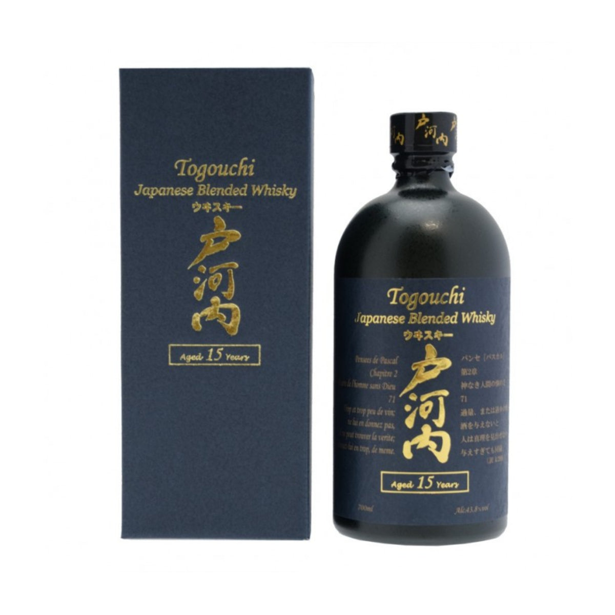 Togouchi Blended 15 yo 43% 70cl whisky Togouchi 369 Blended Togouchi