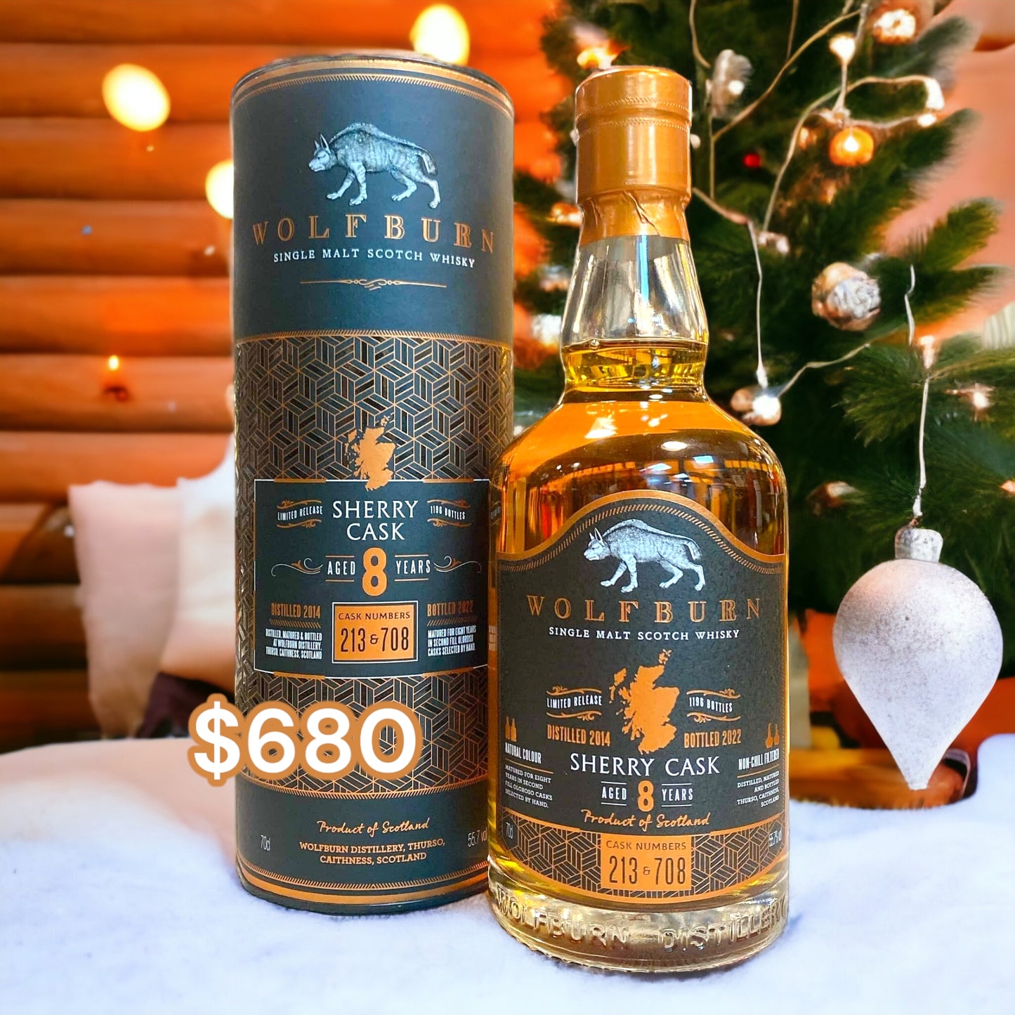 Wolfburn 8 yo Sherry Cask Strength Limited Release 55.7% 70cl whisky Lillion Wine Offer caskstrength Wolfburn 雪莉酒桶 高地區