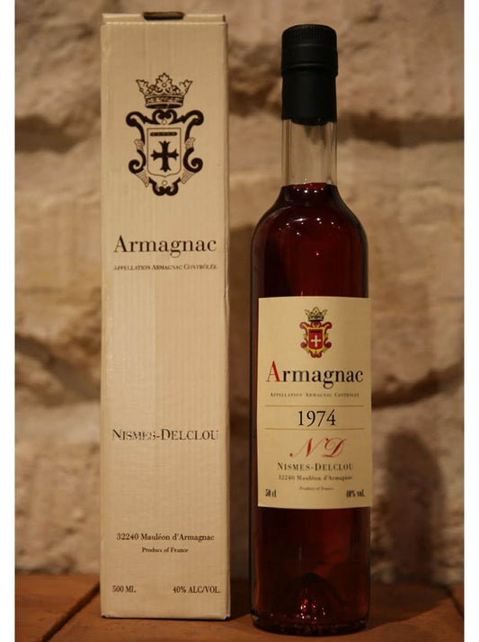 Armagnac Nismes Delclou 1974 40% 50cl cognac Nismes Delclou Nismes Delclou
