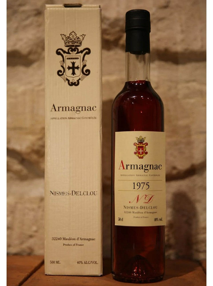 Armagnac Nismes Delclou 1975 40% 50cl (restock in 2-3 days) cognac Nismes Delclou Armagnac Nismes Delclou