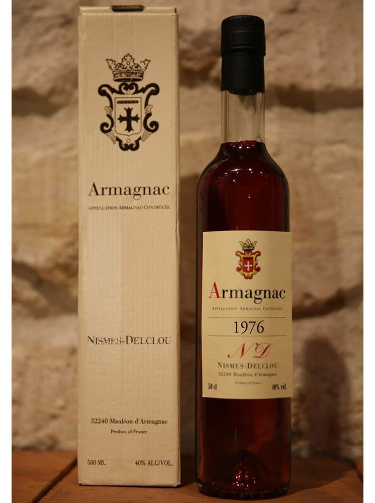 Armagnac Nismes Delclou 1976 40% 50cl (restock in 2-3 days) cognac Nismes Delclou Nismes Delclou