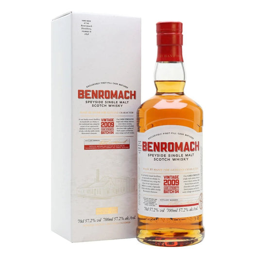 Benromach Cask Strength Vintage 2009 Batch 4 57.2% 70cl whisky Benromach caskstrength 斯貝賽區 雪莉酒桶
