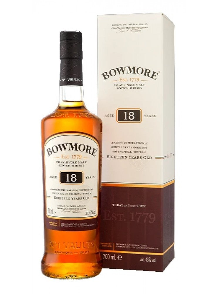 Bowmore 18 yo Deep and Complex 43% 70cl whisky Bowmore Bowmore peat 波本酒桶 艾雷島