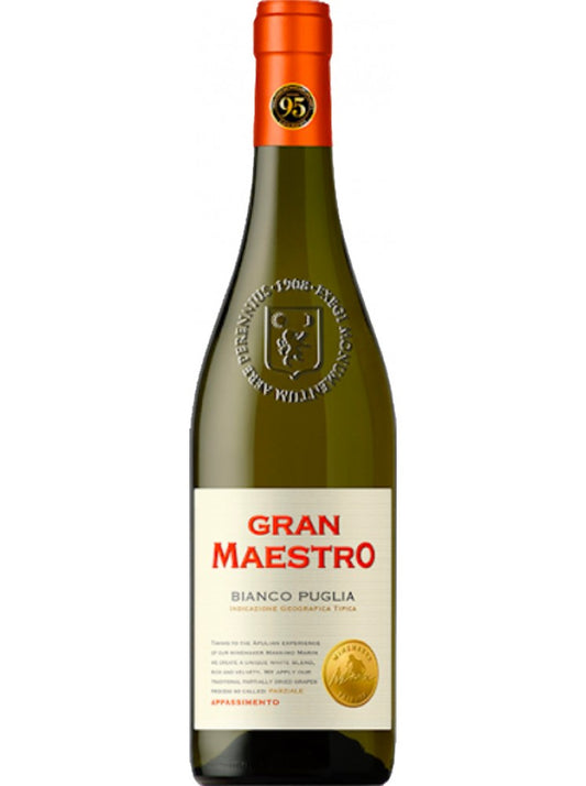 Maestro Italiano Gran Maestro Appassimento Bianco 2020 White Wine Maestro Italiano Chardonnay Fiano Italy Maestro Italiano