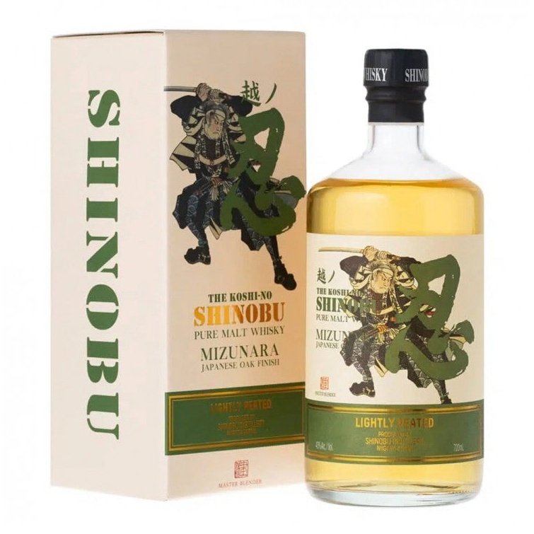 Shinobu Pure Malt Lightly Peated Mizunara Oak Finish 43% 70cl whisky Shinobu 369 Mizunara peat Shinobu