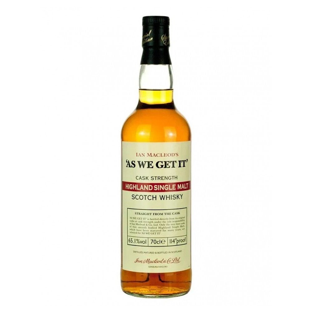 As We Get It Highland Sherry Cask Single Malt 60.6% 70cl whisky Ian Macleod 369 caskstrength Ian Macleod 雪莉酒桶 高地區