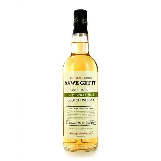 As We Get It Islay Single Malt 61% 70cl whisky Ian Macleod 369 caskstrength Ian Macleod peat 波本酒桶 艾雷島