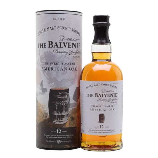 Balvenie 12 Year Old Sweet Toast Of American Oak Single Malt Whisky 43% 70cl whisky balvenie 斯貝賽區 波本酒桶 混桶
