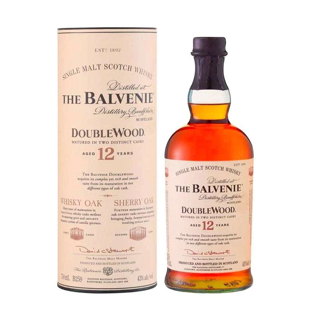 The Balvenie Doublewood 12 Years Single Malt Scotch Whisky 40% 70cl whisky balvenie balvenie 斯貝賽區 混桶