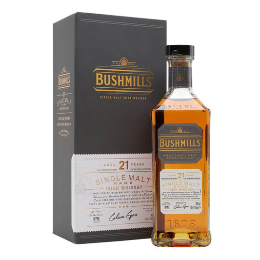 Bushmills 21 Year Single Malt Irish Whiskey 40% 70cl whiskey Bushmills Irish 混桶 雪莉酒桶