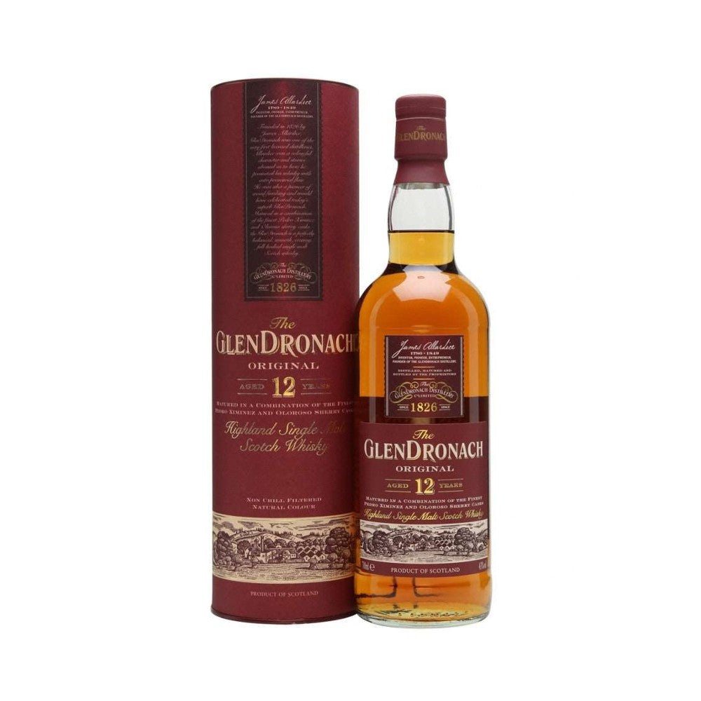 GlenDronach 12 yo 43% 70cl whisky Lillion Wine Offer GlenDronach 雪莉酒桶 高地區