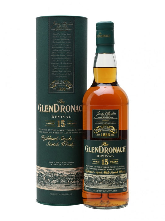 GlenDronach 15 yo 46% 70cl whisky Lillion Wine Offer GlenDronach 雪莉酒桶 高地區