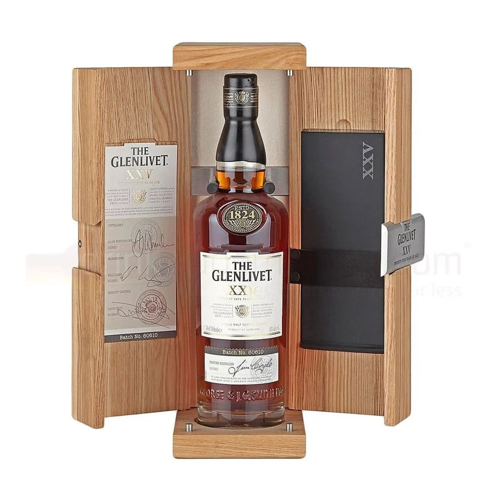 Glenlivet 25 Year Old – XXV Single Malt Scotch Whisky 43% 70cl whisky Glenlivet 斯貝賽區 雪莉酒桶