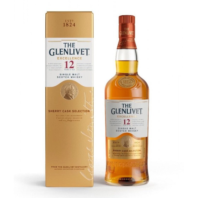 Glenlivet 12 yo Excellence 40% 70cl whisky Glenlivet Glenlivet 斯貝賽區 混桶