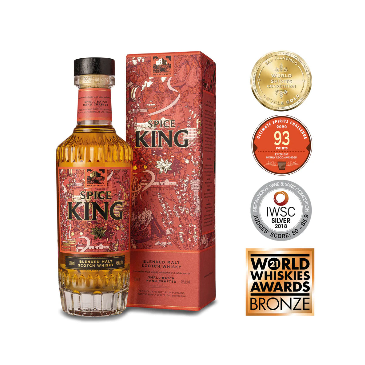 Wemyss Spice King Malt 46% 70cl whisky Wemyss 369 999 spicy king wemyss