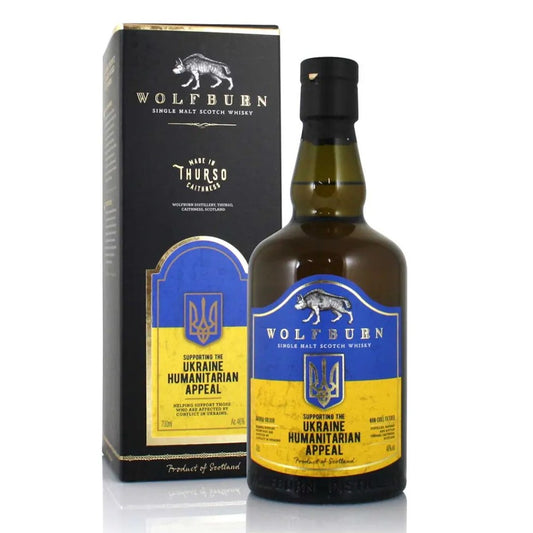 Wolfburn Ukraine Appeal Single Malt Whisky 46% 70cl whisky Wolfburn 波本酒桶 高地區